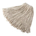 Thumbnail image #1 for Rubbermaid Commercial Economy #32 Cotton Cut-End Mop Head, White, 1-Inch Headband