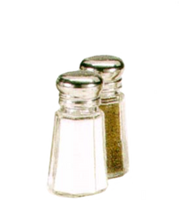 Vollrath 440T Salt and Pepper Shakers Case of 12