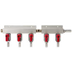 Thumbnail image #1 for 5-Way 45 Degree One-Piece Gas Distributor Manifold with Shut-Off, Aluminum