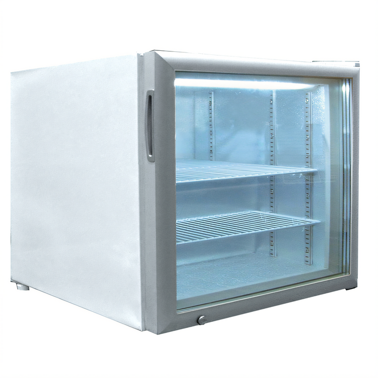 Product image #1 for Excellence CTF-2HC Countertop Ice Cream Freezer Merchandiser, 1.9 Cu. Ft., Locking Glass Door, White
