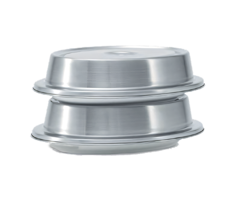 Product image #1 for Vollrath Round Custom Satin-Finish Stainless Steel Plate Cover for 9 to 10-Inch Plates