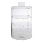Thumbnail image #1 for Antunes DC-12C-9500716 Cylindrical Countertop Acrylic Pastry Display Case, 3-Tier, 12-Item Capacity