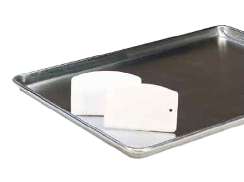 Product image #1 for Vollrath Rigid Polyethylene Pan Scraper, 3-5/8 x 5-5/8 Inches