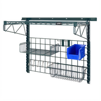 Quantum Store Grid Medium-Duty Wall-Mounted Shelving Starter Kit