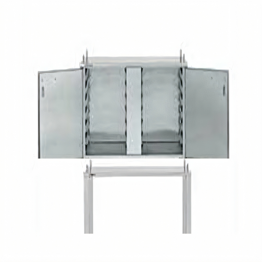 Product image #1 for Convotherm Fully Enclosed Stainless Steel Oven Stand with Double Doors, Casters, and 14 Shelf Rail Pairs for C4 6.10 & 10.10