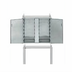 Thumbnail image #1 for Convotherm Fully Enclosed Stainless Steel Oven Stand with Double Doors, Casters, and 14 Shelf Rail Pairs for C4 6.10 & 10.10