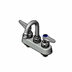 Thumbnail image #1 for T&S Brass B-1141-01 4-Inch Center Deck-Mount Workboard Mixing Faucet with 2.2 GPM Swivel Gooseneck