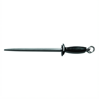 Traditional 10-Inch Magnetized Butcher Steel with Polypropylene Handle
