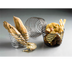 Thumbnail image #1 for American Metalcraft Birdnest 7-Inch Round Wire Serving Basket, Chrome Finish
