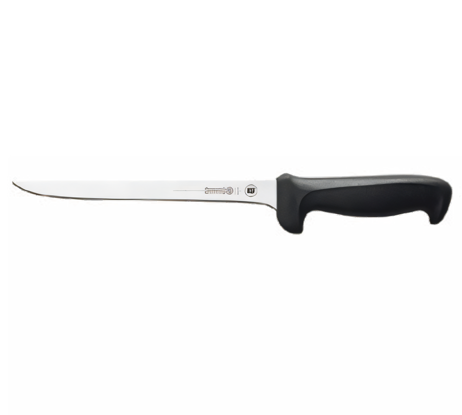Product image #1 for Mundial 8-Inch Narrow Stiff Fillet Knife with Black Polypropylene Handle