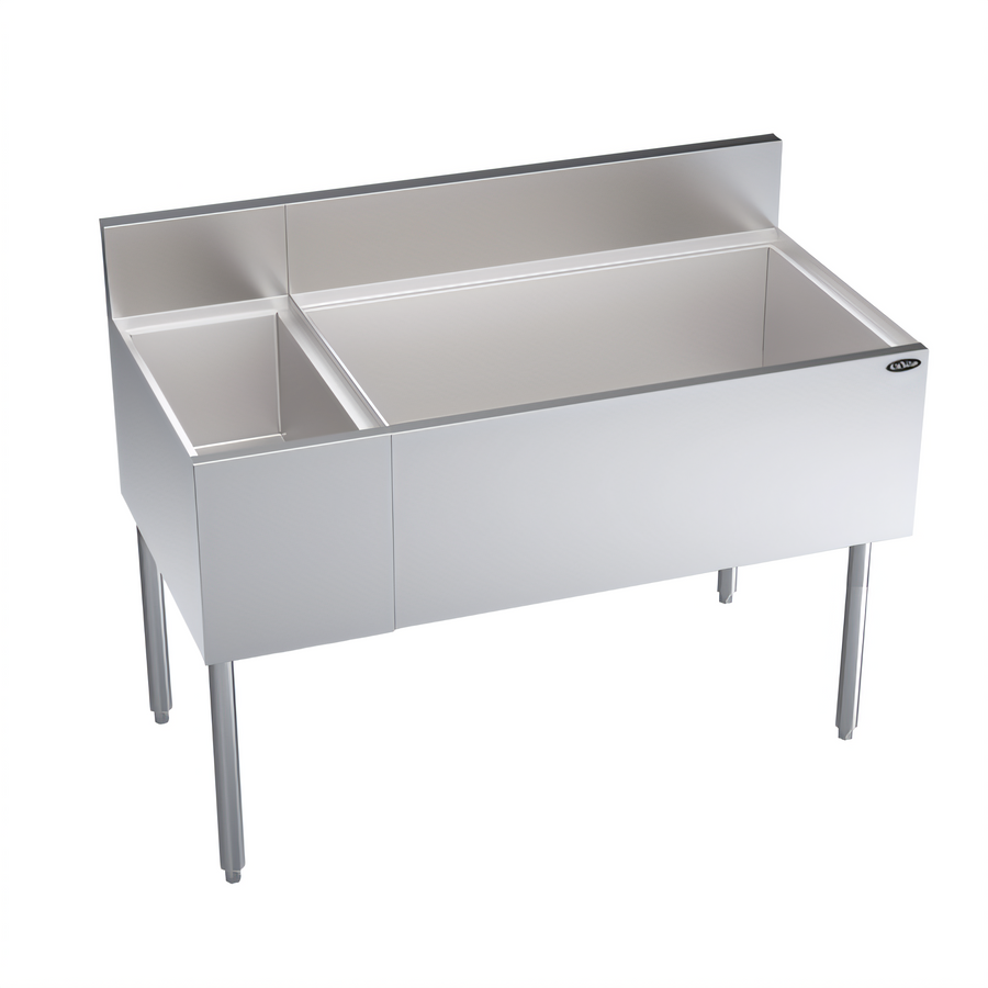 Product image #1 for Krowne Royal Series Underbar Multi-Station Ice Bin with Bottle Well and 10-Circuit Cold Plate