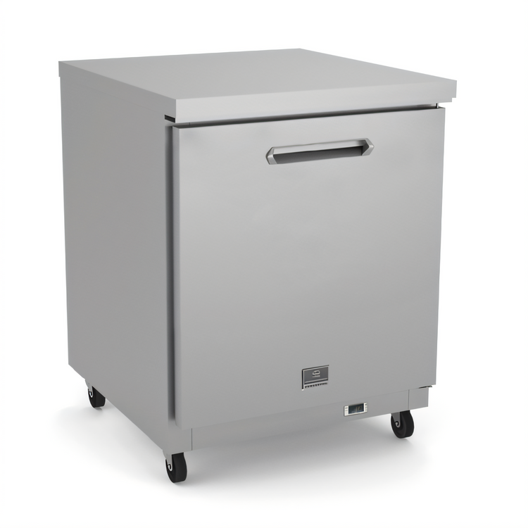 Product image #1 for Kelvinator Commercial 27-Inch One-Section Undercounter Refrigerator, 6.5 Cu. Ft., Solid Right-Hinged Door, Rear-Bottom Mounted Self-Contained Refrigeration