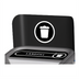 Thumbnail image #1 for Rubbermaid Commercial Products Configure Landfill Recycling Sign for 23-Gallon Containers, Black