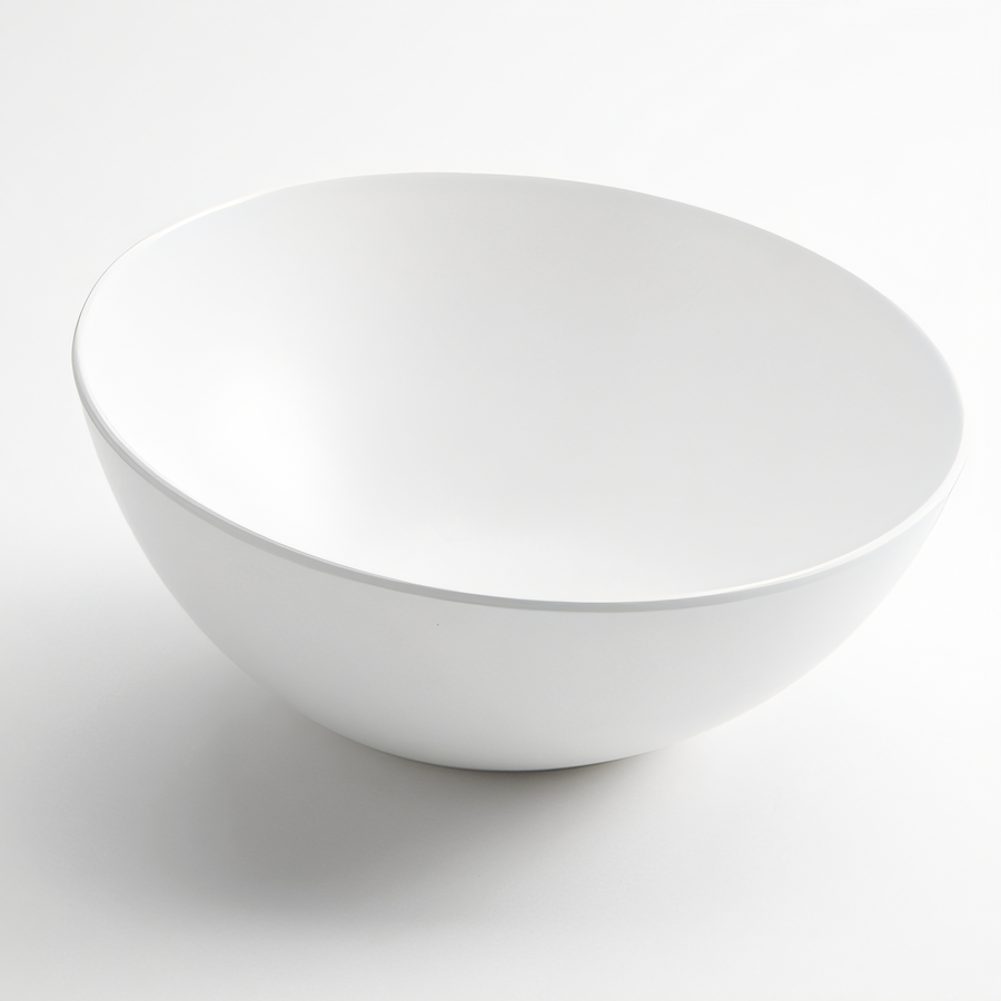 Product image #1 for American Metalcraft Lift 110 oz Round Angled Melamine Bowl, White