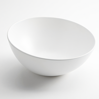 American Metalcraft Lift 110 oz Round Angled Melamine Bowl, White