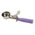 Thumbnail image #1 for Winco Size 16 Purple Allergen-Free Ice Cream Disher, 2-3/4 oz., Thumb Press
