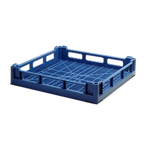 Thumbnail image #1 for Eurodib USA Lamber CC00019 Full-Size Plastic Dishwasher Open Rack, Blue, 19-3/4"W x 19-3/4"D x 4"H