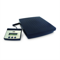 CDN Digital Shipping and Receiving Platform Scale, 220 lb / 100 kg, 11 x 12 Inch Platform