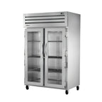 Thumbnail image #1 for True Mfg. - General Foodservice SPEC SERIES STA2R-2G-HC Two-Section Glass Door Reach-In Refrigerator, 38–53 Cu. Ft., Top-Mounted Refrigeration
