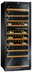 Thumbnail image #1 for Omcan Vinovero 290-Bottle Commercial Dual Zone Wine Cooler with Locking Black Framed Glass Door