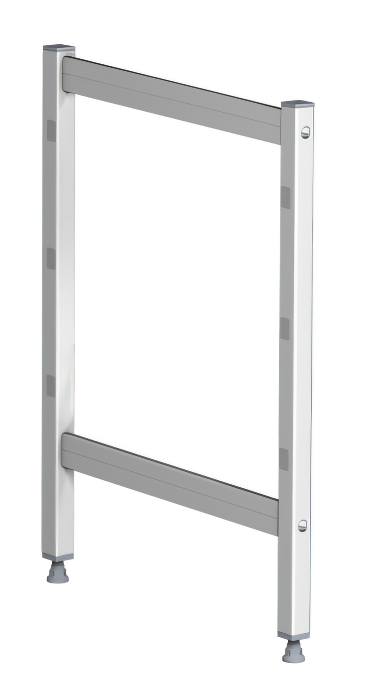 Product image #1 for Fermostock Stationary Cantilevered Shelving Upright, 24 Inch H x 14 Inch D, Deep Anodized Aluminum