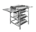 Thumbnail image #1 for Hobart Weigh/Wrap W32C-5 Hand-Wrap Station with Built-In Hotplate