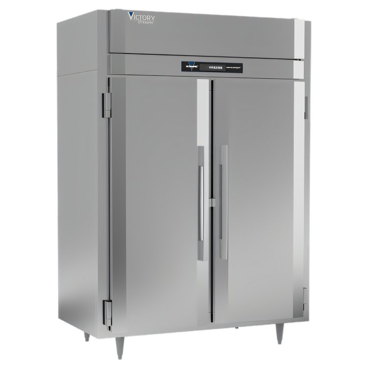 Product image #1 for Victory UltraSpec Extra Wide Two-Section Pass-Thru Solid Door Freezer, 52.97 Cu. Ft., Self-Contained, Standard Depth, 115V