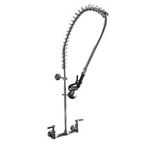 Thumbnail image #1 for Serv-Ware PRW8-CWP-E Economy Wall-Mount Pre-Rinse Unit, 8-Inch Centers, 1/2-Inch NPT Inlets