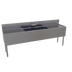 Thumbnail image #1 for Glastender 84-Inch Wide x 19-Inch Deep Three-Compartment Underbar Sink Unit with Dual Drainboards