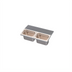 Thumbnail image #1 for Krowne Royal Series 14-Inch Stainless Steel Bar Garnish Tray with 2 Condiment Cups