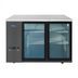 Thumbnail image #1 for Atosa 48-Inch Shallow Depth 2-Section Back Bar Cooler with 2 Glass Doors, Self-Contained Side-Mount Refrigeration