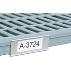 Thumbnail image #1 for Metro MetroMax 4 MAX4-9989PX Shelf Label Holder, 1" x 4-1/2", Plastic, Snap-On