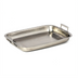 Thumbnail image #1 for American Metalcraft Hammered Stainless Steel Rectangular Serving Pan, 168 oz., 20-1/8 Inch with Handles