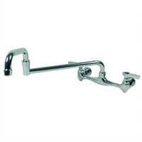 Advance Tabco K-211 Heavy-Duty 18-Inch Swing Spout Splash-Mount Lead-Free Faucet