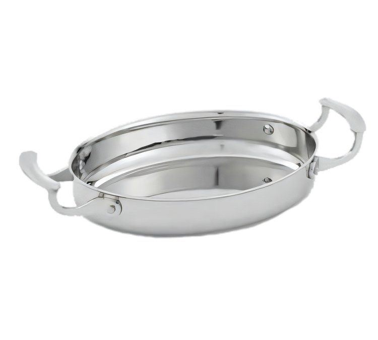 Product image #1 for Vollrath Miramar 10-Inch Oval Au Gratin Display Cookware, 1.8 Quart, Induction Ready