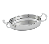 Vollrath Miramar 10-Inch Oval Au Gratin Display Cookware, 1.8 Quart, Induction Ready