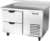 Thumbnail image #1 for Beverage-Air 46-Inch Worktop Refrigerator with 2 Drawers, Side-Mounted Self-Contained R290 Refrigeration