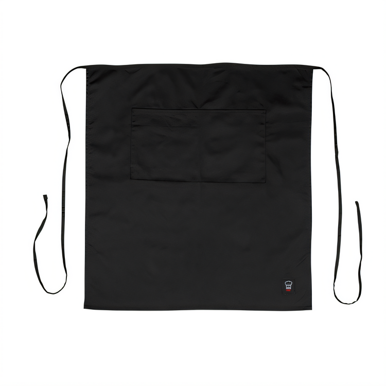 Product image #1 for Signature Chef Black Full-Length Bistro Apron, 32 x 28 Inches, 2 Pockets