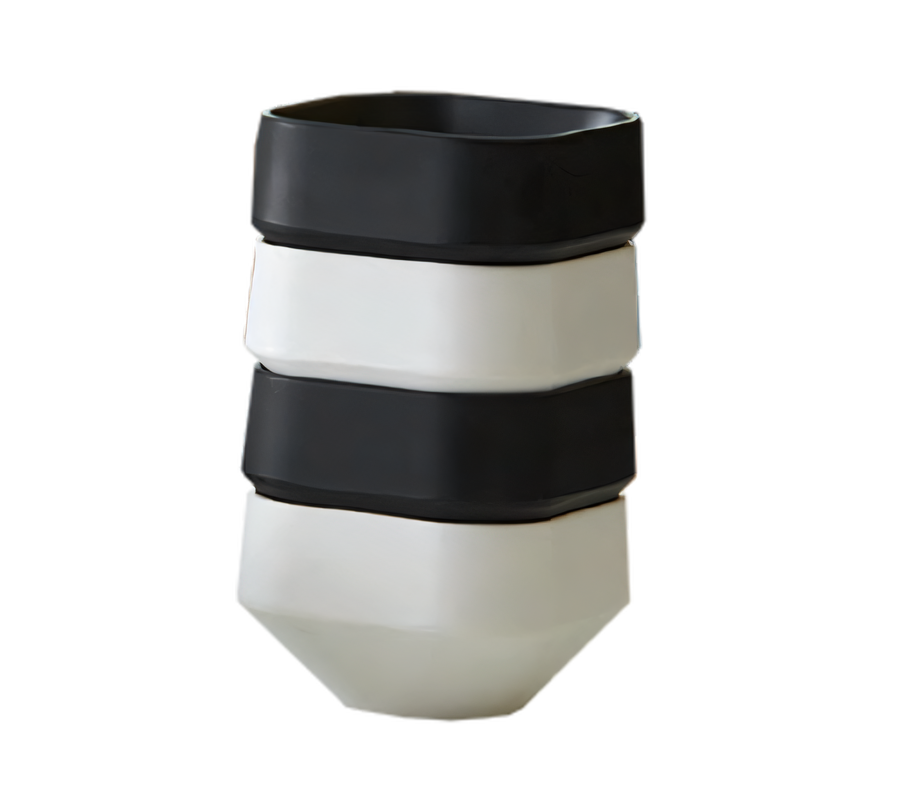 Product image #1 for American Metalcraft 3 oz Square Stackable Melamine Sauce Cup, White Matte Finish