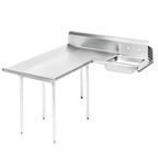 Thumbnail image #1 for Advance Tabco DTA-66 Straight Dish Table Dish Landing Provision, Sold Per Linear Foot, 4 ft Minimum
