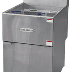 Thumbnail image #1 for Serv-Ware SGF-70L 75 lb Natural Gas Floor Fryer with Thermostatic Controls and Stainless Steel Construction