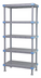 Thumbnail image #1 for Quantum Millenia 5-Shelf Solid Polymer Starter Shelving Unit, 36-Inch W x 24-Inch D x 86-Inch H