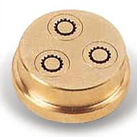 Omcan #99 Brass Maccheroni Rigati Pasta Machine Die, 8 mm