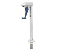 T&S Brass 10 Inch Deck Mount Pedestal Push-Back Valve Glass Filler Faucet