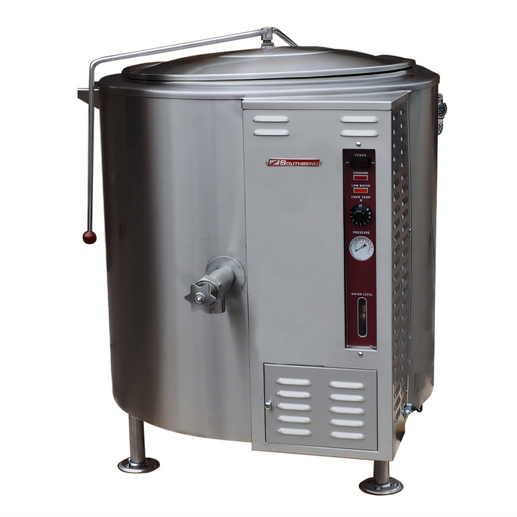 Product image #1 for Southbend Steam KSLG-40F 40 Gallon Gas Stationary Kettle with Full Jacket and Tri-Leg Base