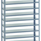 Thumbnail image #1 for Quantum 1875-000 Heavy-Duty Stationary Wire Shelving Unit, 36 x 18 x 75 Inches, 13 Shelves, 400 lb. Per Shelf