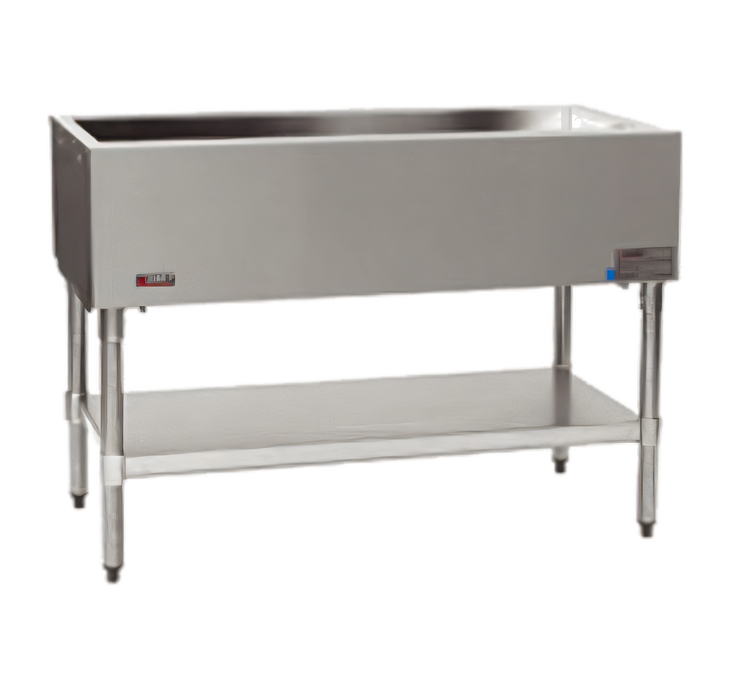 Product image #1 for Eagle Group CP-5 Stationary Ice-Cooled 5-Pan Open Base Cold Pan Serving Counter