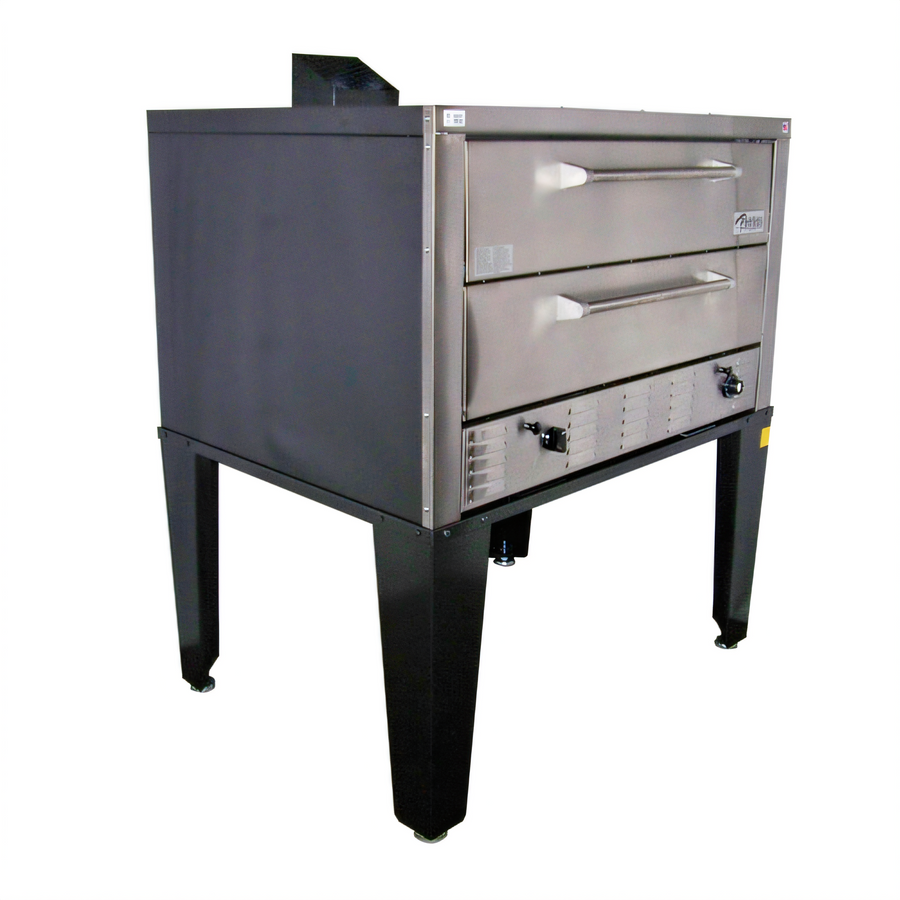 Product image #1 for Peerless CW61P Double-Deck Gas Pizza Oven with 42 x 32 Inch Hearth Stone Decks
