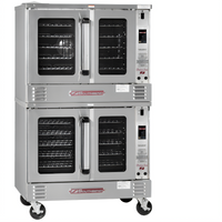 Southbend Platinum PCE22S/TD Double Deck Full-Size Electric Convection Oven, Standard Depth, Touch Controls, Dependent Doors