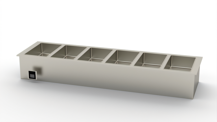 Product image #1 for Duke WWG6 6-Pan Drop-In Electric Waterless Hot Food Well
